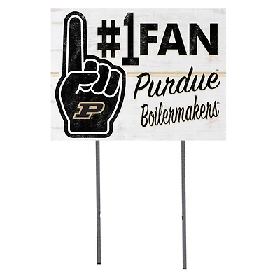 Purdue Boilermakers 18'' x 24'' #1 Fan Yard Sign