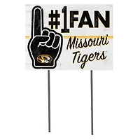 Missouri Tigers 18'' x 24'' #1 Fan Yard Sign