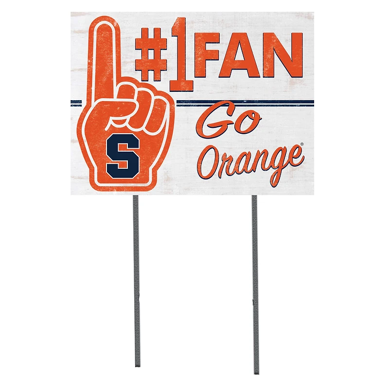 Syracuse Orange 18'' x 24'' #1 Fan Yard Sign