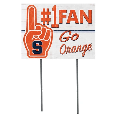 Syracuse Orange 18'' x 24'' #1 Fan Yard Sign