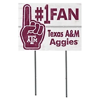 Texas A&M Aggies 18'' x 24'' #1 Fan Yard Sign
