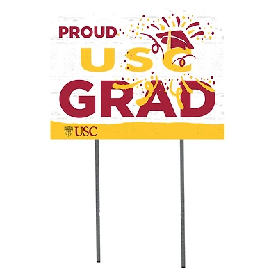 USC Trojans 18'' x 24'' Proud Grad Yard Sign
