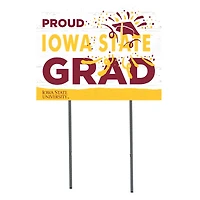 Iowa State Cyclones 18'' x 24'' Proud Grad Yard Sign