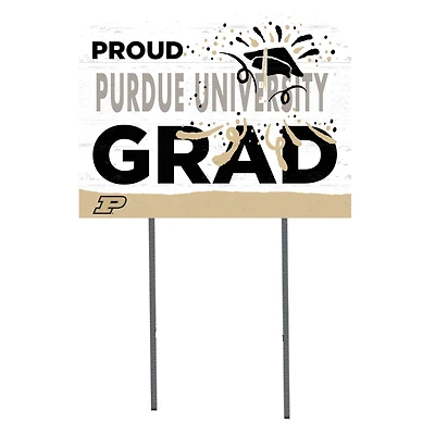 Purdue Boilermakers 18'' x 24'' Proud Grad Yard Sign