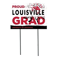 Louisville Cardinals 18'' x 24'' Proud Grad Yard Sign