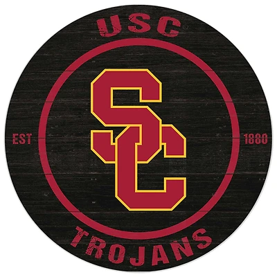 USC Trojans 20'' x 20'' Indoor/Outdoor Circle Sign
