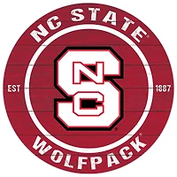 NC State Wolfpack 20'' x 20'' Indoor/Outdoor Circle Sign