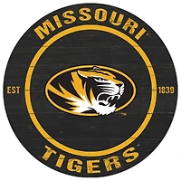 Missouri Tigers 20'' x 20'' Indoor/Outdoor Circle Sign