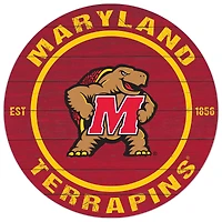 Maryland Terrapins 20'' x 20'' Indoor/Outdoor Circle Sign