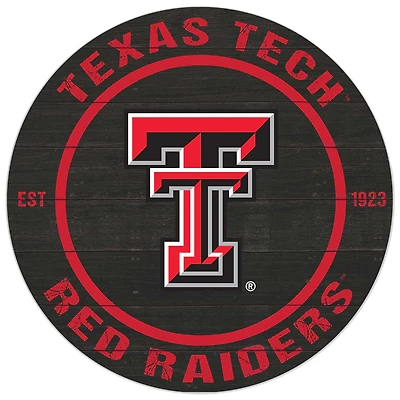 Texas Tech Red Raiders 20'' x 20'' Indoor/Outdoor Circle Sign