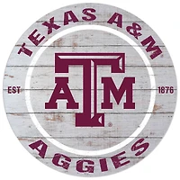 Texas A&M Aggies 20'' x 20'' Indoor/Outdoor Weathered Circle Sign