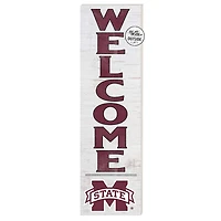 Mississippi State Bulldogs 10'' x 35'' Indoor/Outdoor Welcome Sign
