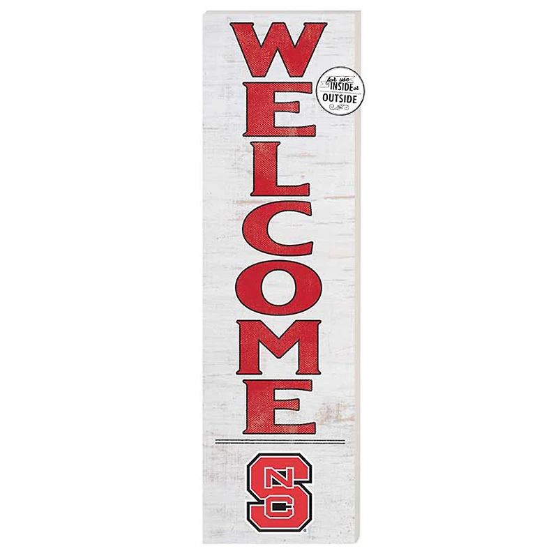 NC State Wolfpack 10'' x 35'' Indoor/Outdoor Welcome Sign