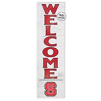 NC State Wolfpack 10'' x 35'' Indoor/Outdoor Welcome Sign