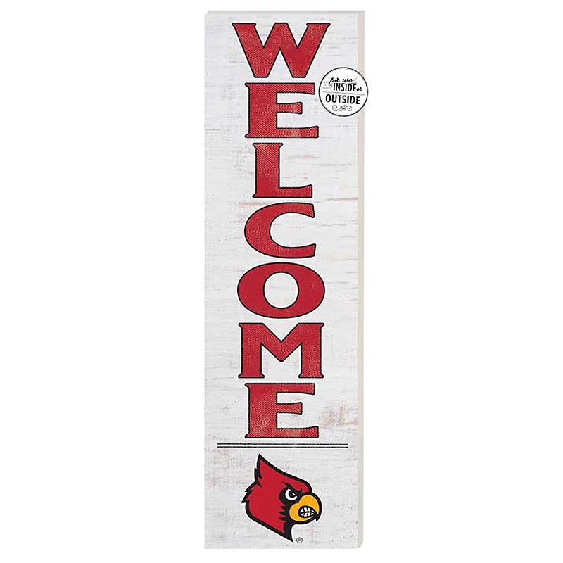 Louisville Cardinals 10'' x 35'' Indoor/Outdoor Welcome Sign