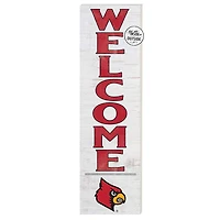 Louisville Cardinals 10'' x 35'' Indoor/Outdoor Welcome Sign
