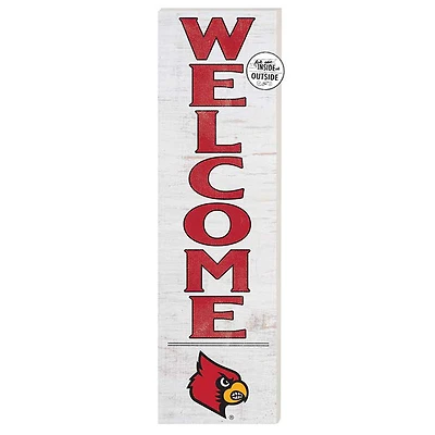 Louisville Cardinals 10'' x 35'' Indoor/Outdoor Welcome Sign