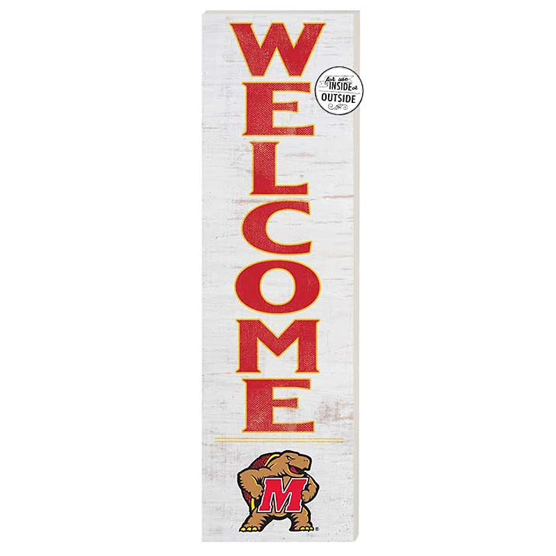 Maryland Terrapins 10'' x 35'' Indoor/Outdoor Welcome Sign