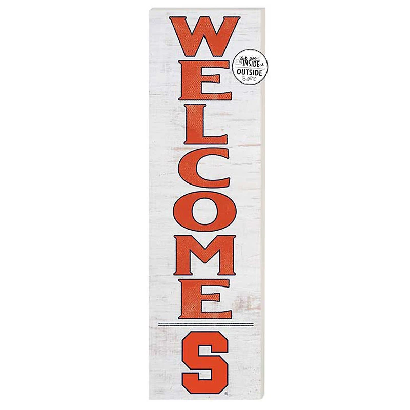 Syracuse Orange 10'' x 35'' Indoor/Outdoor Welcome Sign