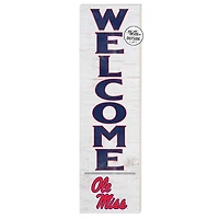 Ole Miss Rebels 10'' x 35'' Indoor/Outdoor Welcome Sign