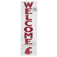 Washington State Cougars 10'' x 35'' Indoor/Outdoor Welcome Sign