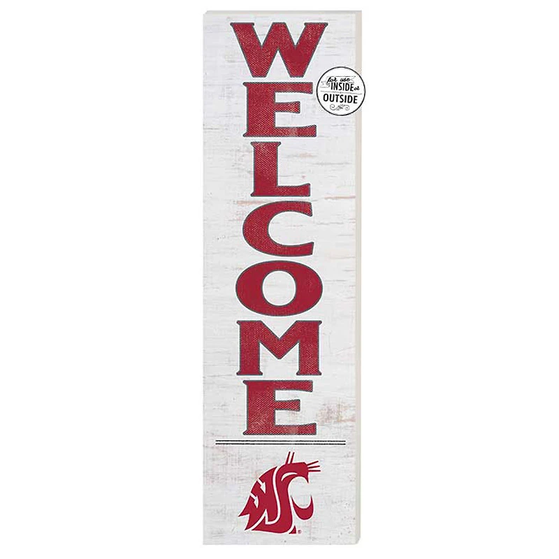 Washington State Cougars 10'' x 35'' Indoor/Outdoor Welcome Sign