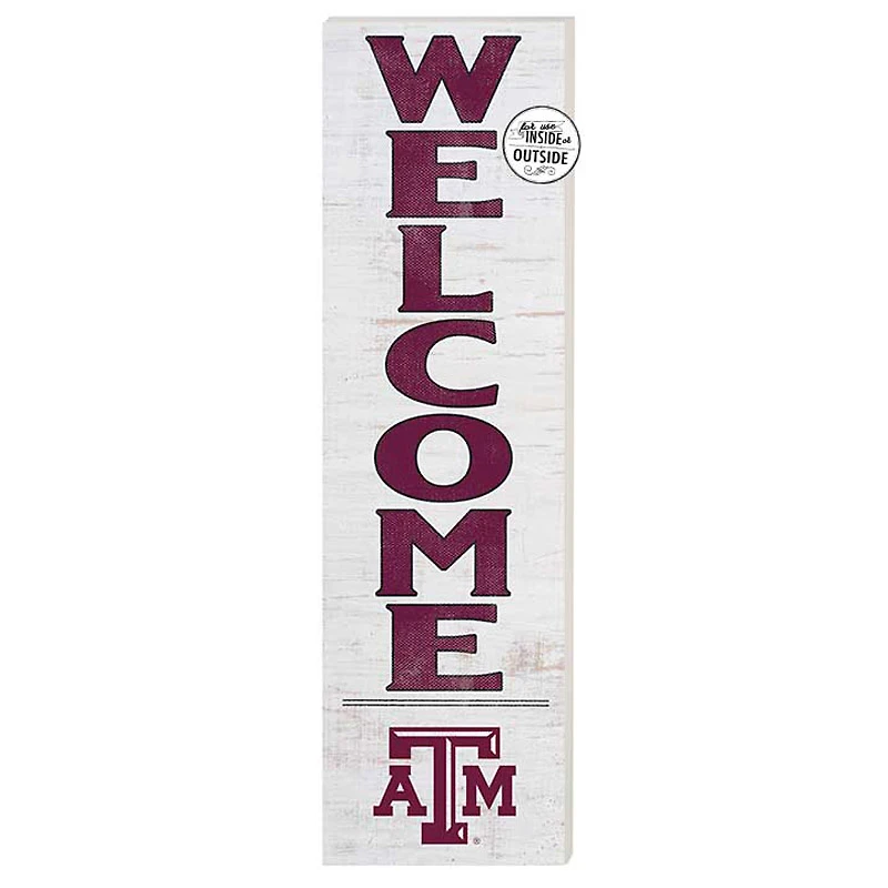 Texas A&M Aggies 10'' x 35'' Indoor/Outdoor Welcome Sign