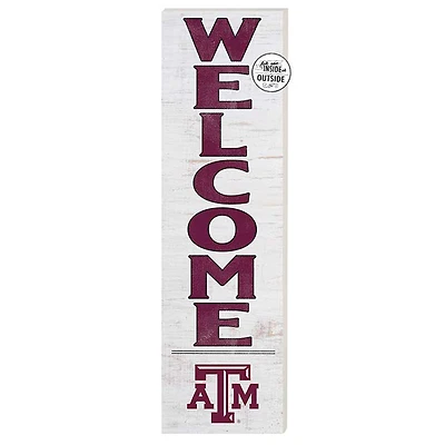 Texas A&M Aggies 10'' x 35'' Indoor/Outdoor Welcome Sign