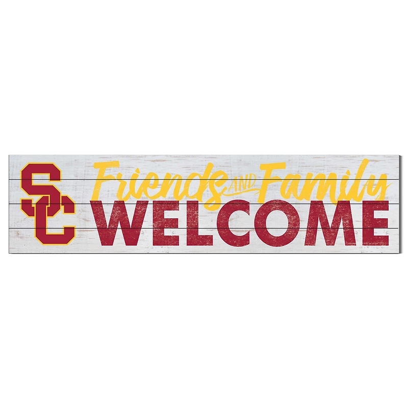 USC Trojans 10'' x 40'' Friends & Family Welcome Sign