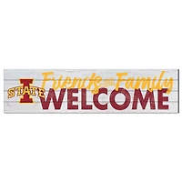 Iowa State Cyclones 10'' x 40'' Friends & Family Welcome Sign
