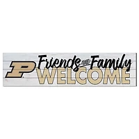 Purdue Boilermakers 10'' x 40'' Friends & Family Welcome Sign