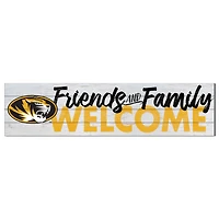 Missouri Tigers 10'' x 40'' Friends & Family Welcome Sign