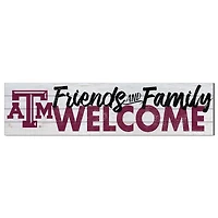 Texas A&M Aggies 10'' x 40'' Friends & Family Welcome Sign