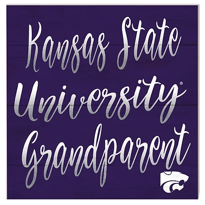 Kansas State Wildcats 10'' x 10'' Grandparent Plaque