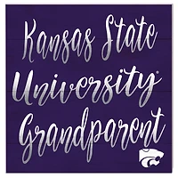 Kansas State Wildcats 10'' x 10'' Grandparent Plaque