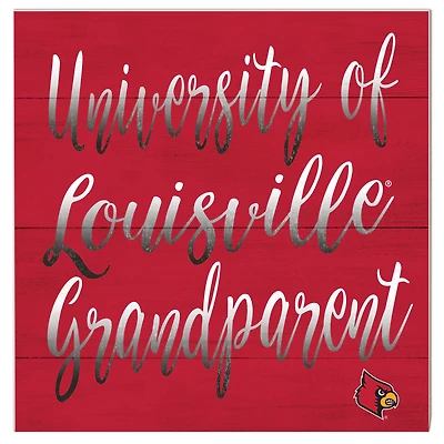 Louisville Cardinals 10'' x 10'' Grandparent Plaque