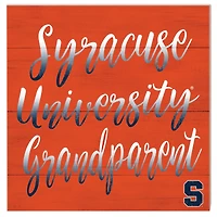 Syracuse Orange 10'' x 10'' Grandparent Plaque