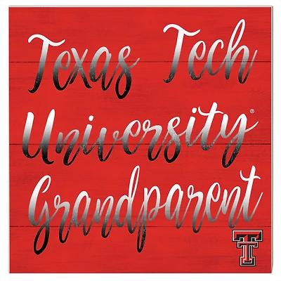 Texas Tech Red Raiders 10'' x 10'' Grandparent Plaque