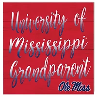 Ole Miss Rebels 10'' x 10'' Grandparent Plaque