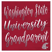 Washington State Cougars 10'' x 10'' Grandparent Plaque