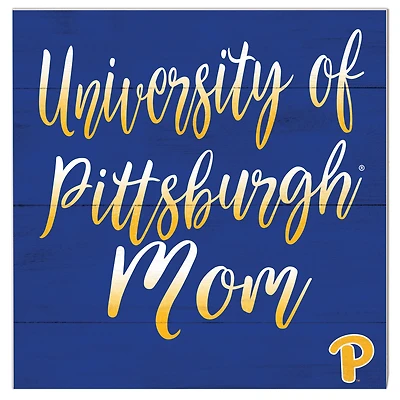 Pitt Panthers 10'' x 10'' Mom Plaque