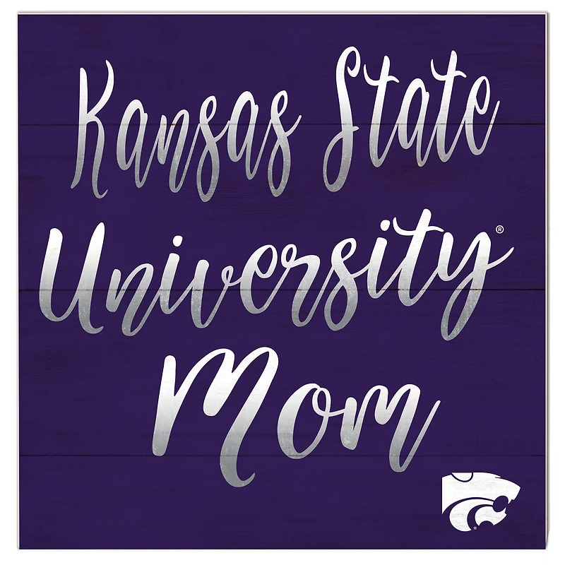 Kansas State Wildcats 10'' x 10'' Mom Plaque