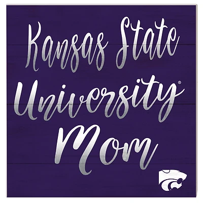 Kansas State Wildcats 10'' x 10'' Mom Plaque