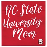 NC State Wolfpack 10'' x 10'' Mom Plaque