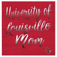Louisville Cardinals 10'' x 10'' Mom Plaque
