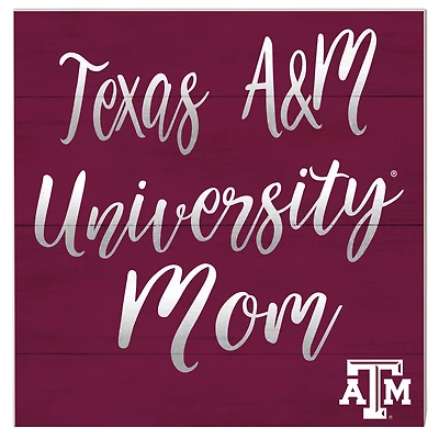 Texas A&M Aggies 10'' x 10'' Mom Plaque