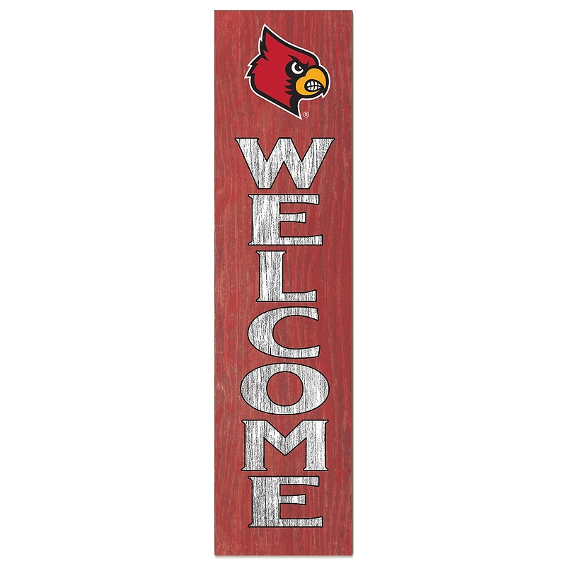Louisville Cardinals 12'' x 48'' Welcome Leaner