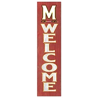 Maryland Terrapins 12'' x 48'' Welcome Leaner