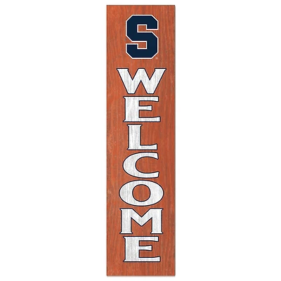 Syracuse Orange 12'' x 48'' Welcome Leaner