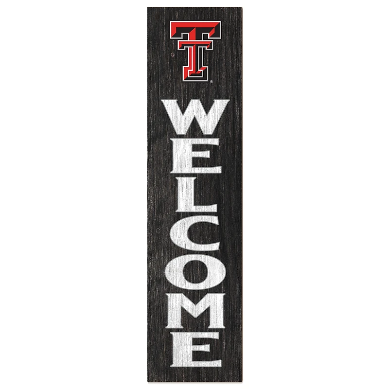 Texas Tech Red Raiders 12'' x 48'' Welcome Leaner